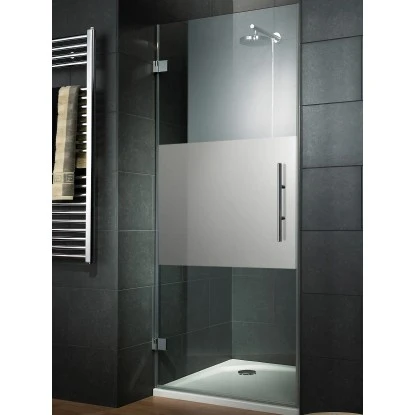 Schulte Drehtür Davita Für Nische Dekorglas Dezent Chrom