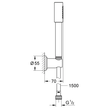 Grohe Wandhalter-Set Sena â Bild 2