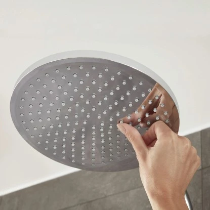 Hansgrohe Duschsystem Crometta S Showerpipe 240 EcoSmart Chrom/Weiß M. Umsteller – Bild 5