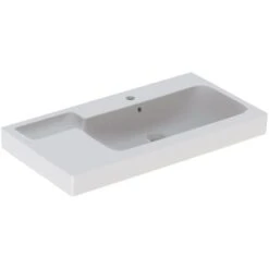 Geberit Waschbecken ICon 90 Cm Weiß Mit Ablage KeraTect