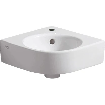 Geberit Eck-Handwaschbecken Renova Compact 45 Cm WeißHl Und ÜL