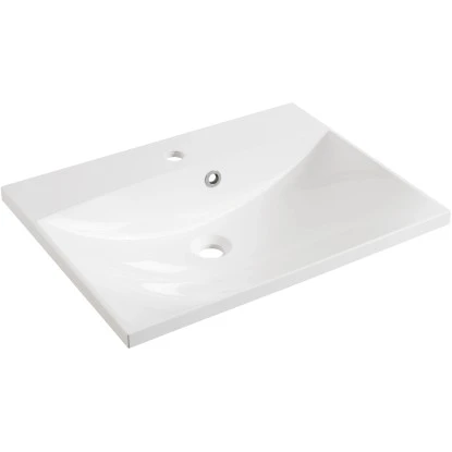 Fackelmann Handwaschbecken VC60 Weiß 60 Cm