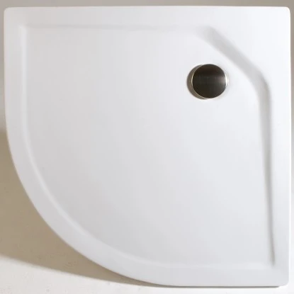 Schulte Duschwanne Rund Extraflach Alpinweiß 80 X 80 Cm – Bild 2