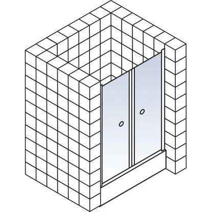 Schulte ExpressPlus Pendeltür In Nische Garant Alunatur 90x200cm – Bild 4