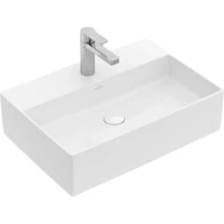 Villeroy & Boch Aufsatzwaschbecken Memento 2.0 Überlauf 50x42 Cm Stone White C+