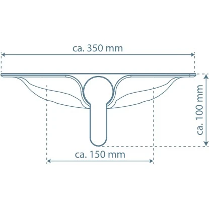 Schütte Duscharmatur Waterway Mit Ablage Weiß – Bild 5