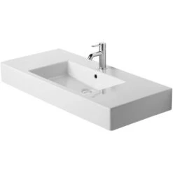 Duravit Waschbecken Vero 105 Cm Weiß 1 Hahnloch WonderGliss