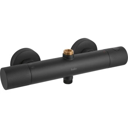 Baliv Überkopfbrause-Set KBS-22.340 6-teilig Schwarz – Bild 5