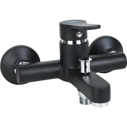 Baliv Wannenarmatur WA-5760 Schwarz Matt