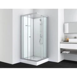 Sanotechnik Komplettdusche Eck Forte 1 Chromoptik