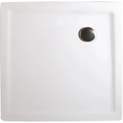 Schulte Duschwanne Eckig Extra-flach Mineralguss 100 X 100 Cm â Bild 2