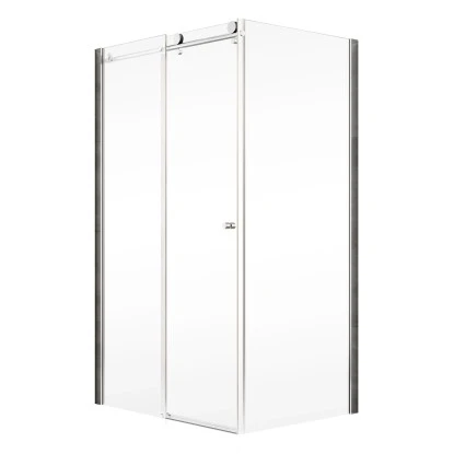 Schulte Schiebetür Festelement Li. U. Seitenwand MasterClass BxTxH 140x80x200 Cm – Bild 2