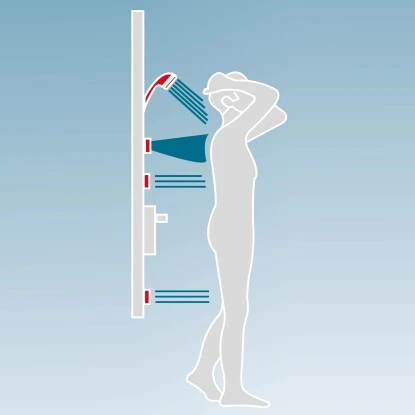 Schulte Dusch Master Rain Mit Thermostat Und Tellerkopfbrause â Bild 4