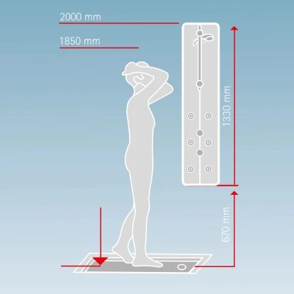 Schulte Dusch Master Rain Mit Thermostat Und Tellerkopfbrause â Bild 5