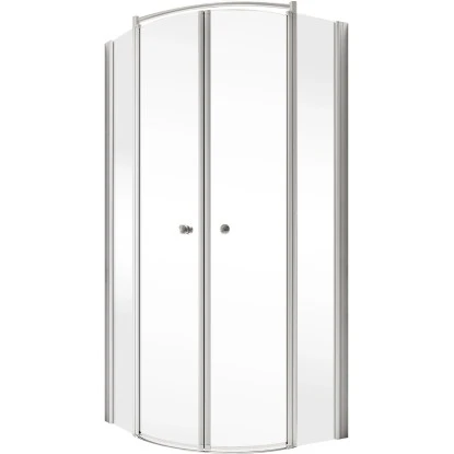 Schulte ExpressPlus Runddusche Garant 4-tlg. Alu-Natur Radius 55cm â Bild 2