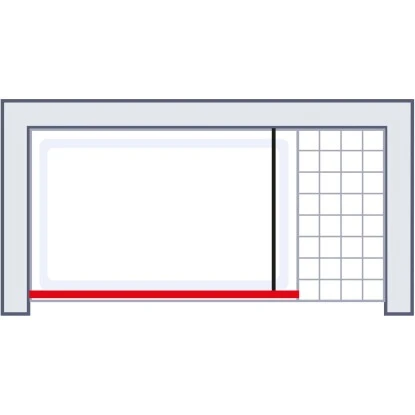 Schulte Alexa Style 2.0 Duschwand Walk In BlackStyle Atelier 1 Dekor 90 X 200cm â Bild 5