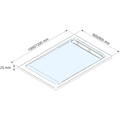 Schulte ExpressPlus Set Duschkabine Mit Duschwanne MasterClass Rechts 200x120cm â Bild 5