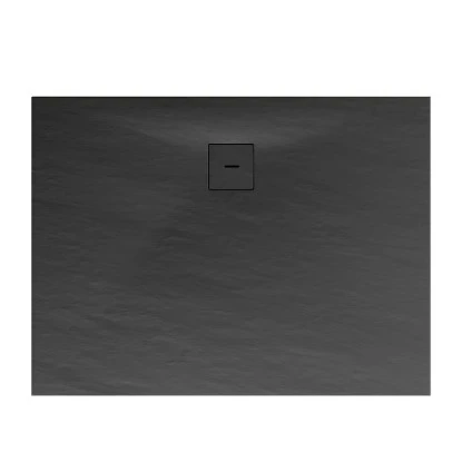 Schulte ExpressPlus Duschwanne Mineralguss Mit Steinstruktur 75x100cm Anthrazit