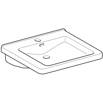 Geberit Renova Waschbecken Comfort Barrierefrei 60 Cm Mit HL Und ÜL KeraTect – Bild 3