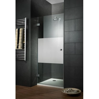 Schulte Drehtür Davita Für Nische Dekorglas Dezent Chrom – Bild 3