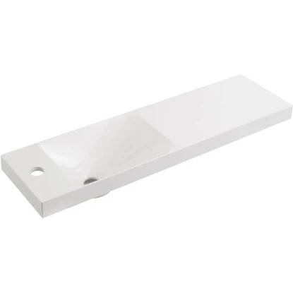 Fackelmann Design-Waschbecken 80 Cm Scera Slim Weiß