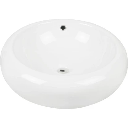 AquaSu AmOro Aufsatz-Waschbecken 52 Cm Weiß