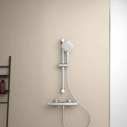 Ideal Standard Brausekombination Ceratherm T100 Brausestange 60 Cm Chrom â Bild 3