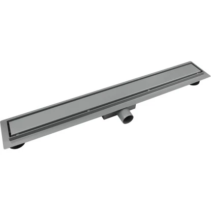 VerosanPro Duschrinne Nakia DR2 Komplettset Inkl. Designrost Matt Hellgrau 90 Cm