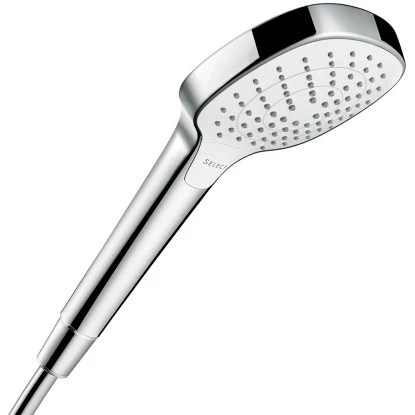 Hansgrohe Handbrause Croma Select E Vario Mit 3 Strahlarten Weiß-Chrom