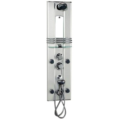 Sanotechnik Duschpaneel Palma 105 Cm X 26 Cm Alu