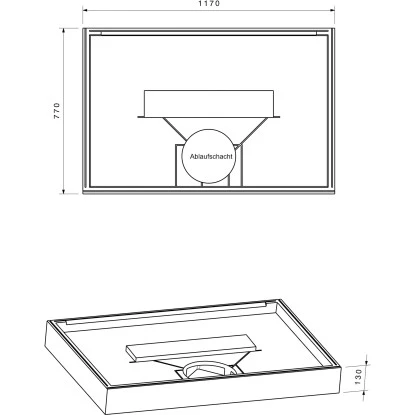 Duschwannenträger Für Ottofond Maui R 120 Cm X 80 Cm – Bild 2