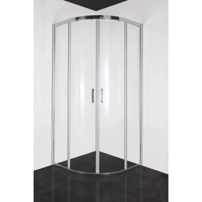 Sanotechnik Runddusche Elite Chrom 80 Cm X 80 Cm X 195 Cm Radius 55 Cm
