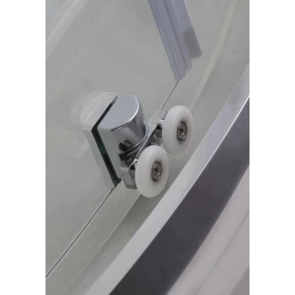 Sanotechnik Runddusche Elite Chrom 80 Cm X 80 Cm X 195 Cm Radius 55 Cm – Bild 4