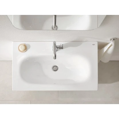Grohe Waschtisch Essence 60 Cm Mit Hahnloch Und Überlauf PureGuard – Bild 2