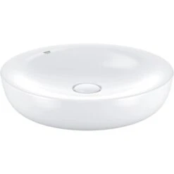 Grohe Aufsatzwaschbecken Essence 45 Cm Alpinweiß Hahnloch Überlauf PureGuard