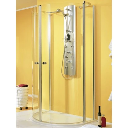 Schulte Garant Halbkreis-Dusche 96 Cm X 82 Cm Echtglas