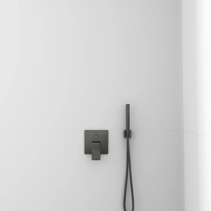 Ideal Standard Brausehalter Idealrain Atelier Grey Eckig Für HB + Schlauch – Bild 4