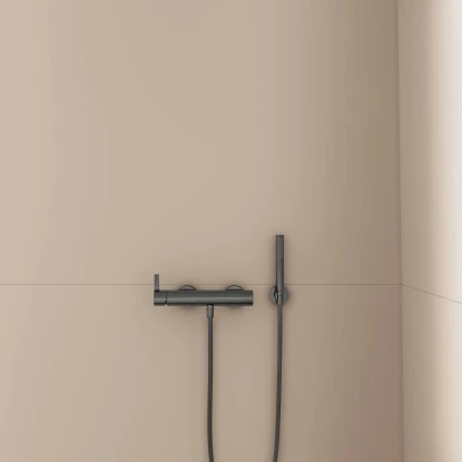 Ideal Standard Brausehalter Idealrain Atelier Grey Rund Für Handbrause – Bild 5