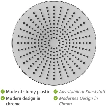 Wenko Regenduschkopf Ultimate Shower Chrom/Weiß Ø 25 Cm – Bild 5