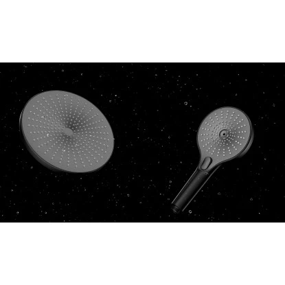Wenko Regenduschkopf Ultimate Shower Schwarz/Grau Ø 25 Cm – Bild 15