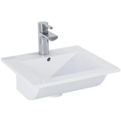 Maximus Waschbecken 40 Cm Cheese/Qubo Keramik Weiß