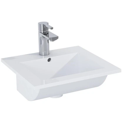 Maximus Waschbecken 40 Cm Cheese/Qubo Keramik Weiß