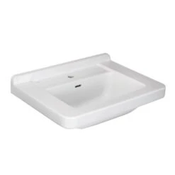 AquaSu Vintage Waschbecken 58 Cm Weiß