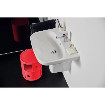 Ideal Standard Waschtisch I.life A 60x48 Cm 1 Hahnloch Mit Überlauf Weiß – Bild 10