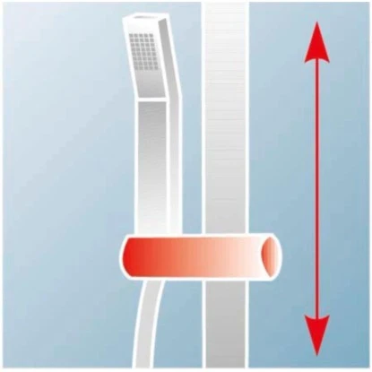 Schulte Duschbrausen-Set Square Mit Thermostat Chrom â Bild 3
