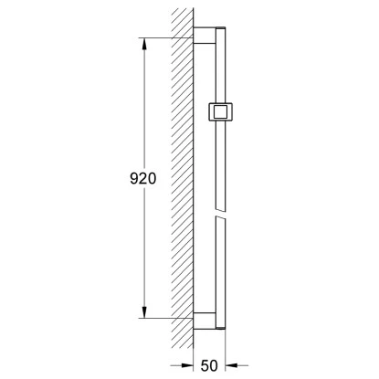 Grohe Brausestange Euphoria Cube 900 Mm â Bild 2