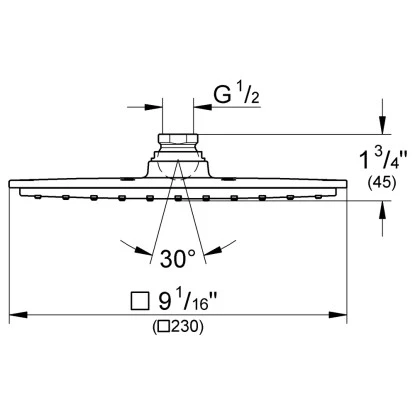 Grohe Kopfbrause Rainshower Allure 230 – Bild 2