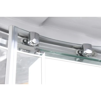 Sanotechnik Komplettduschkabine Trend 2 Chrom-Optik 210 Cm X 90 Cm – Bild 2