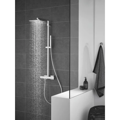 Grohe Überkopfbrause-Set Euphoria Cube 230 Mit Thermostat Chrom – Bild 3