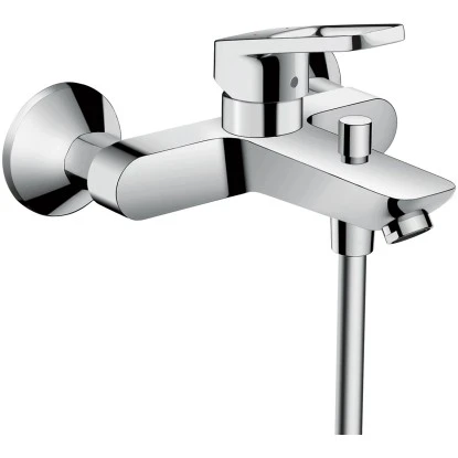 Hansgrohe Einhebelmischer-Wannenarmatur Logis Loop AP Chrom